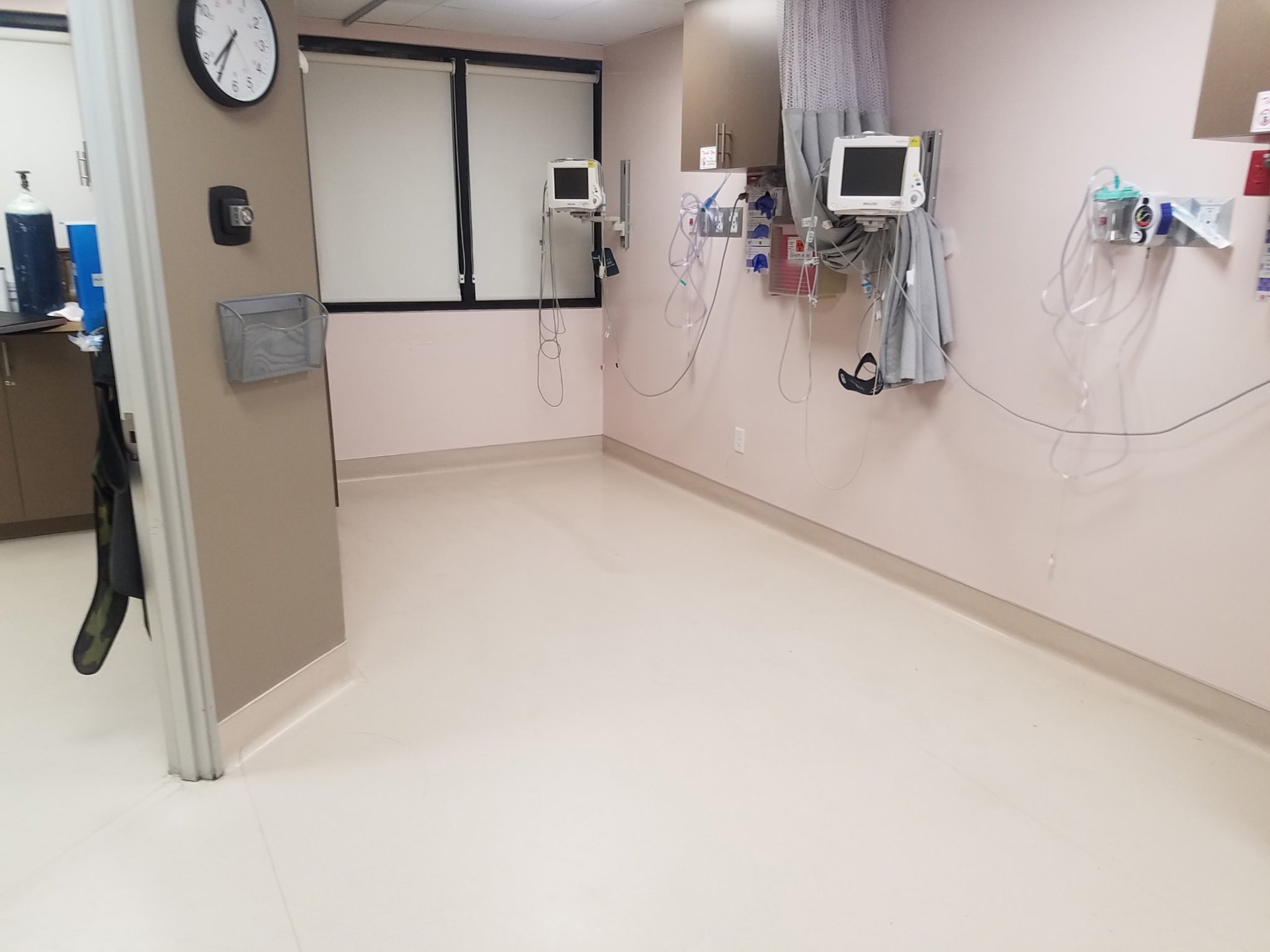 Surgical facility cleaning by MGD